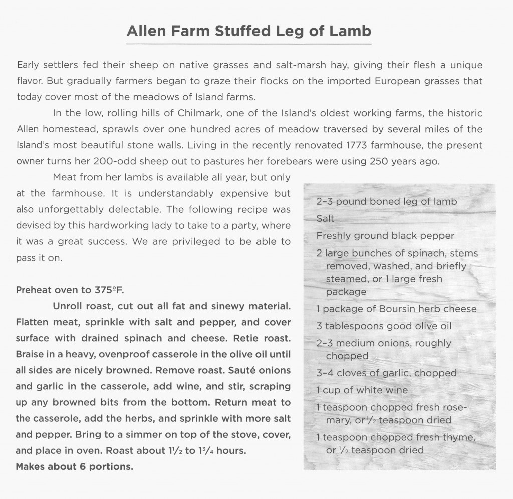 Recipe - Allen Farm Stuffed Leg of Lamb - King & Wexler